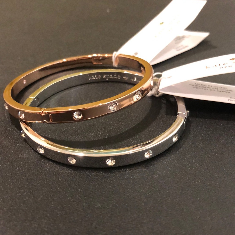 Kate Spade stackable bracelets